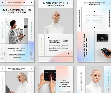 Instagram stories concept